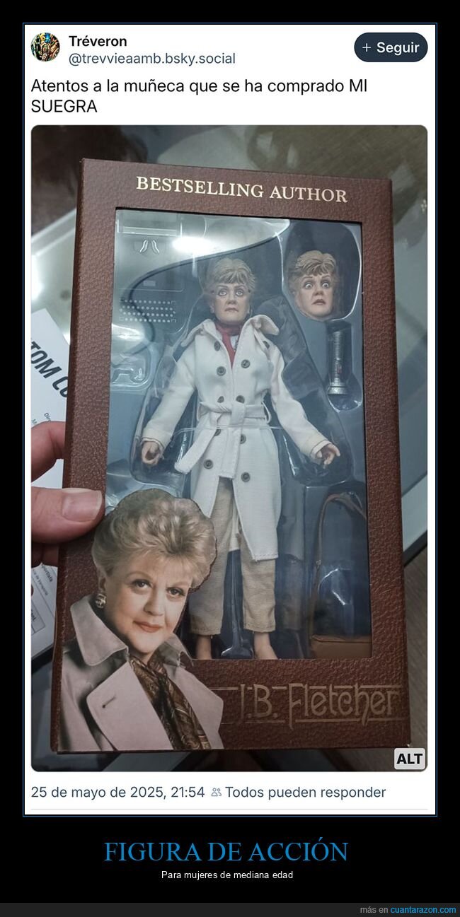 angela lansbury,jessica fletcher,muñeco